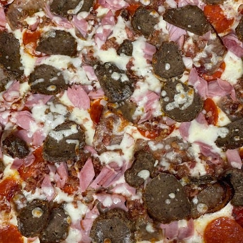 The Butcher's Block Pizza.