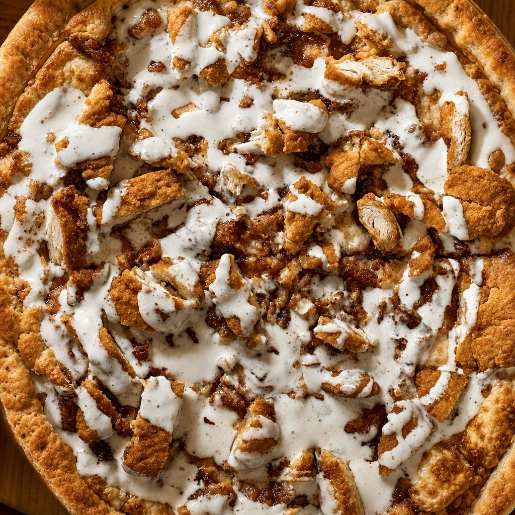 Chicken Bacon Ranch Pizza.