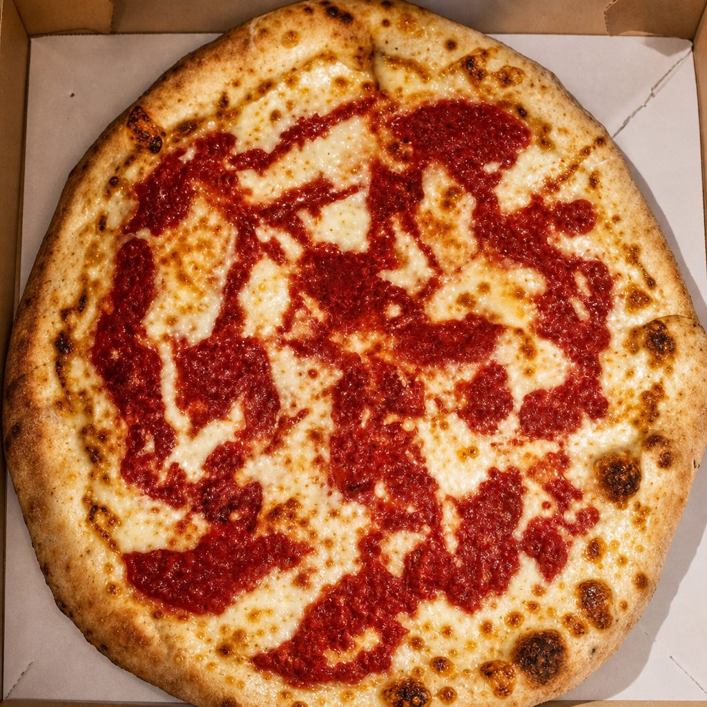 The Red & White Wonder Pizza.