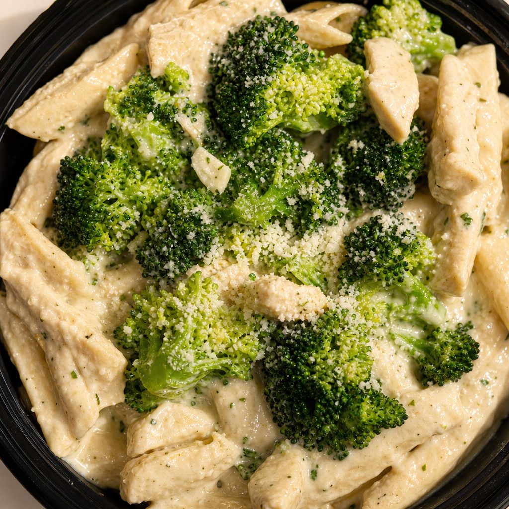 Fettuccini Alfredo w/ CK & Broc.