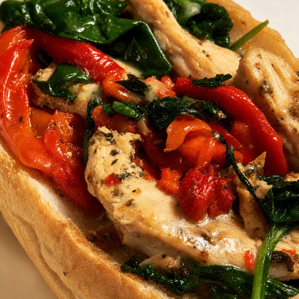 Chicken Roasted Peppers.