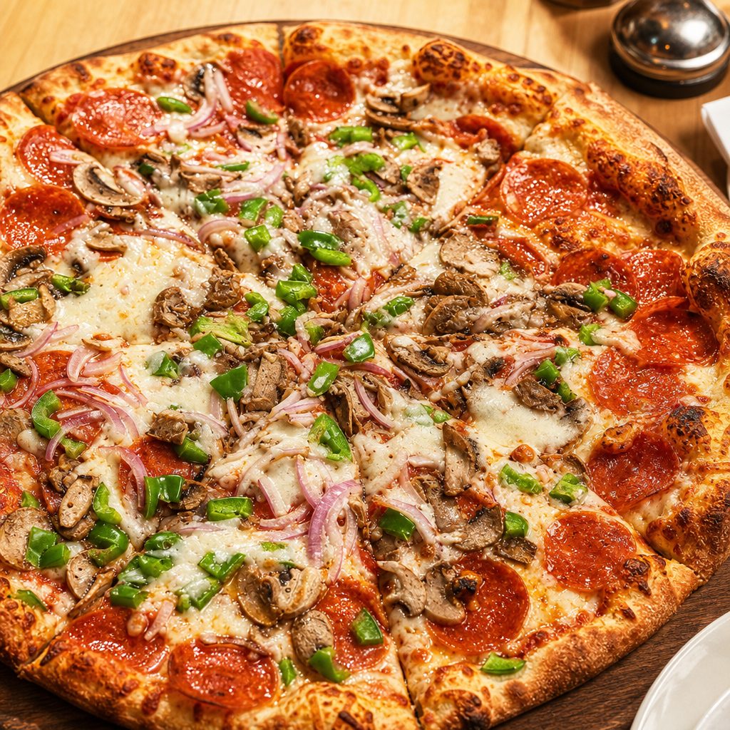 The Works Pizza (16").