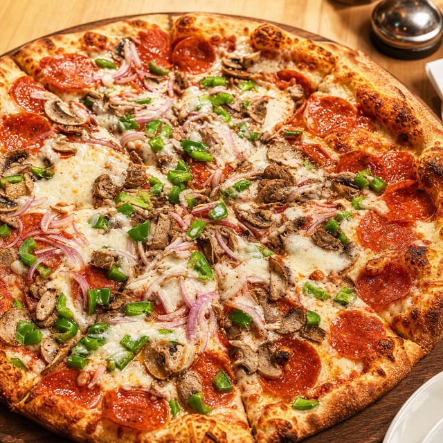 The Works Pizza (16").