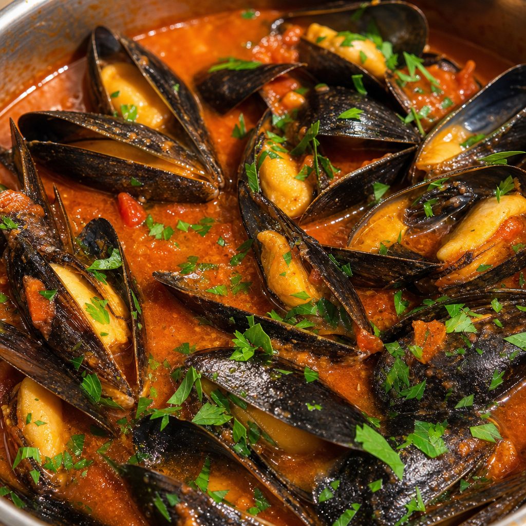 Mussels.