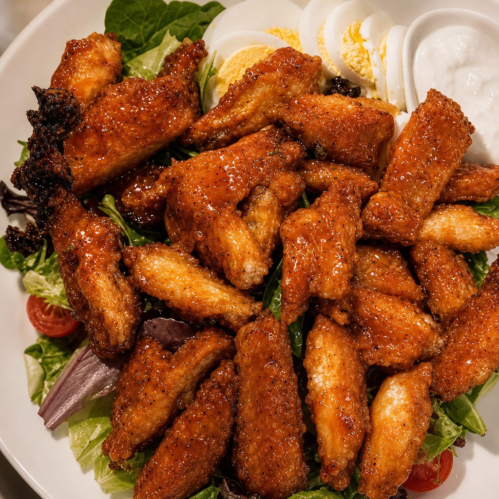 Buffalo Tender Salad.