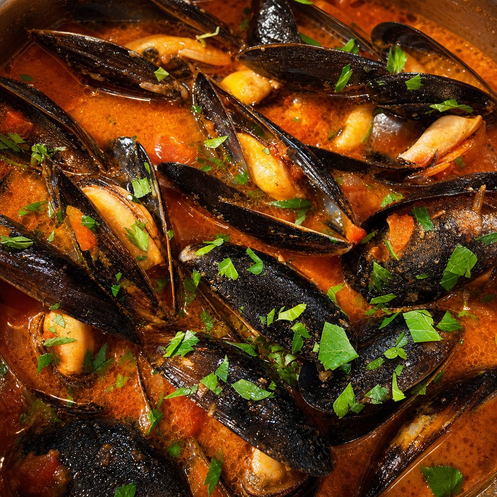 Mussels.