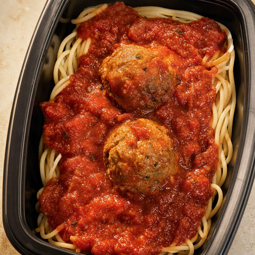 Side Spaghetti w/ Meatball.