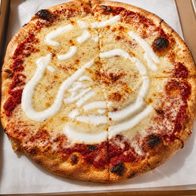 Four Cheese Pizza.